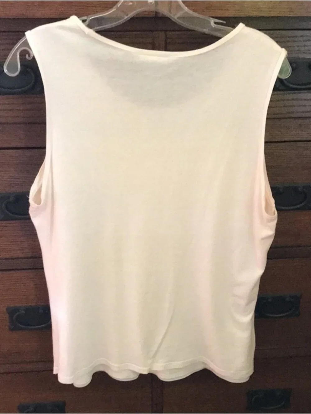White Sheer layered Ruffle front Spring Summer - Picture 2 of 4